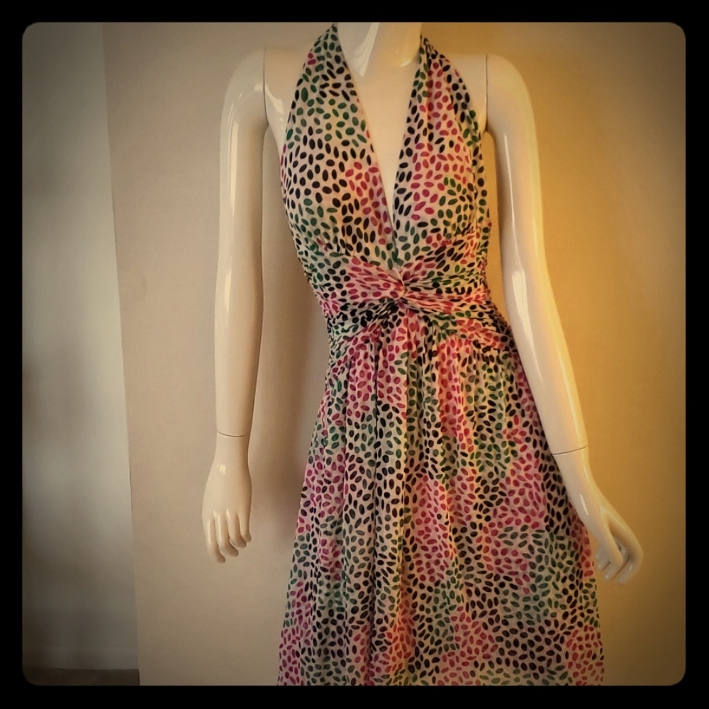 Diane von furstenberg halter dress